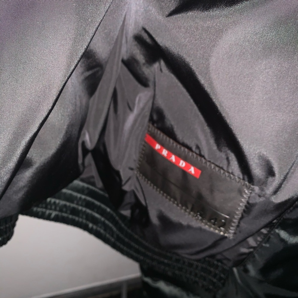 NWT Prada Down Puffer Jacket/Blue Fox Trim - Picture 6 of 8